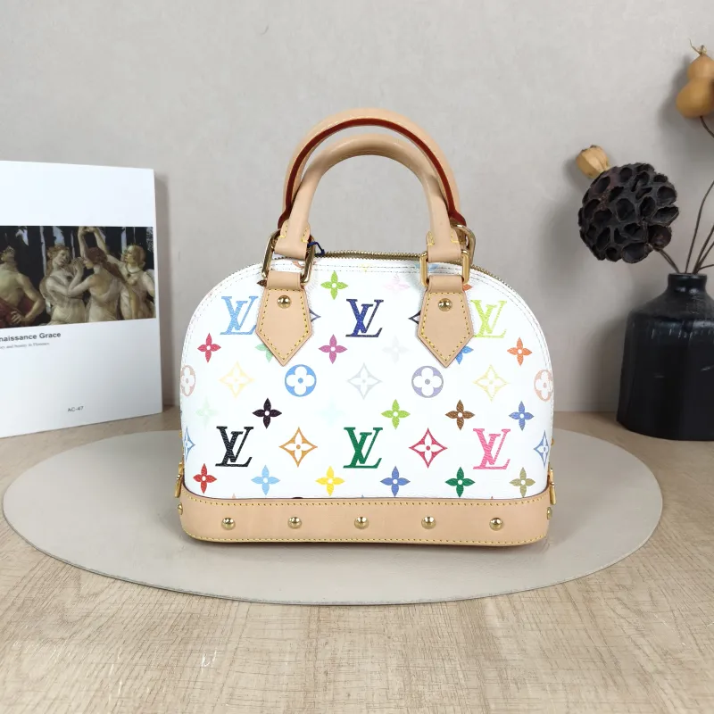 Louis Vuitton Crossbody Bag Alma BB Multicolore PVC BB 23.5 × 11.5 × 17.5 cm — cover view 6 of 6