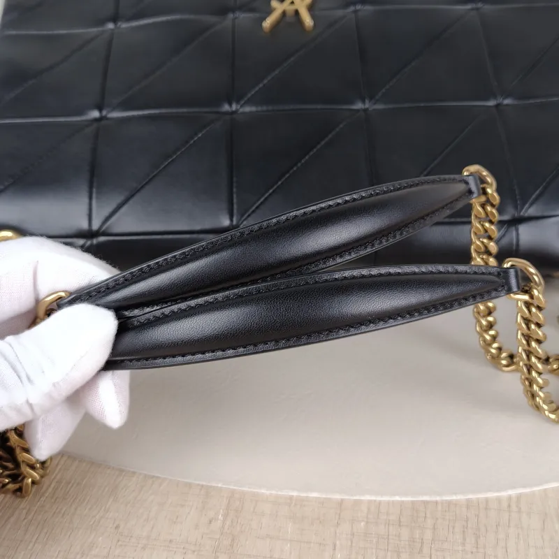 SAINT LAURENT Shoulder Bag Jamie Carre Chain Bag Black Lambskin Large33 × 9 × 22 cm — detail view 3 of 14