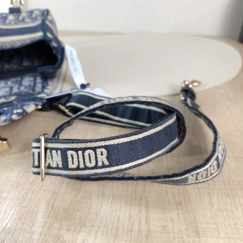 DIOR Crossbody Bag camp Messenger Bag Blue Canvas Small 23 × 8 × 15 cm — detail view 1 of 11