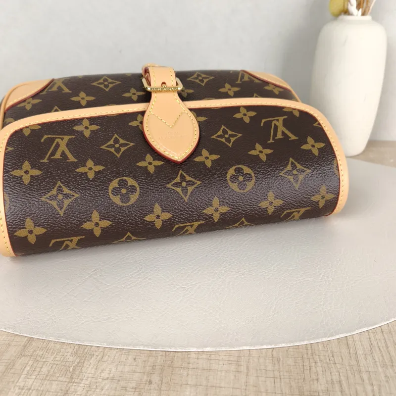 Louis Vuitton Crossbody Bag Diane Baguette Bag Shoulder Strap PVC Small 24 × 9 × 15 cm — detail view 4 of 15