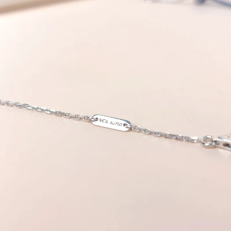 Van Cleef & Arpels Necklace Frivole Collection Necklace White Gold Diamond18KW hite Gold Mini 1.1 × 1 × 39 cm — cover view 6 of 9