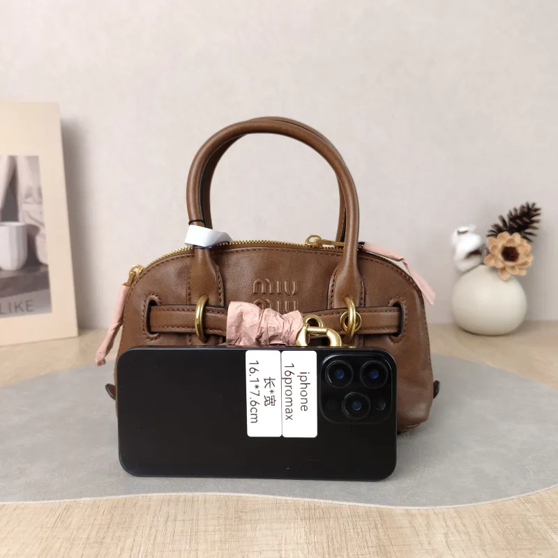 Miumiu Top Handle Bag Aventure Top Handle Bag SL ambskin Mini 21 × 8 × 13.2 cm — cover view 2 of 6