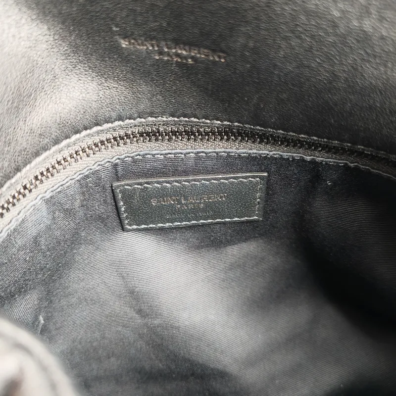 SAINT LAURENT Shoulder Bag PUFFER Black SL ambskin Small 29 × 11 × 17 cm — detail view 1 of 11