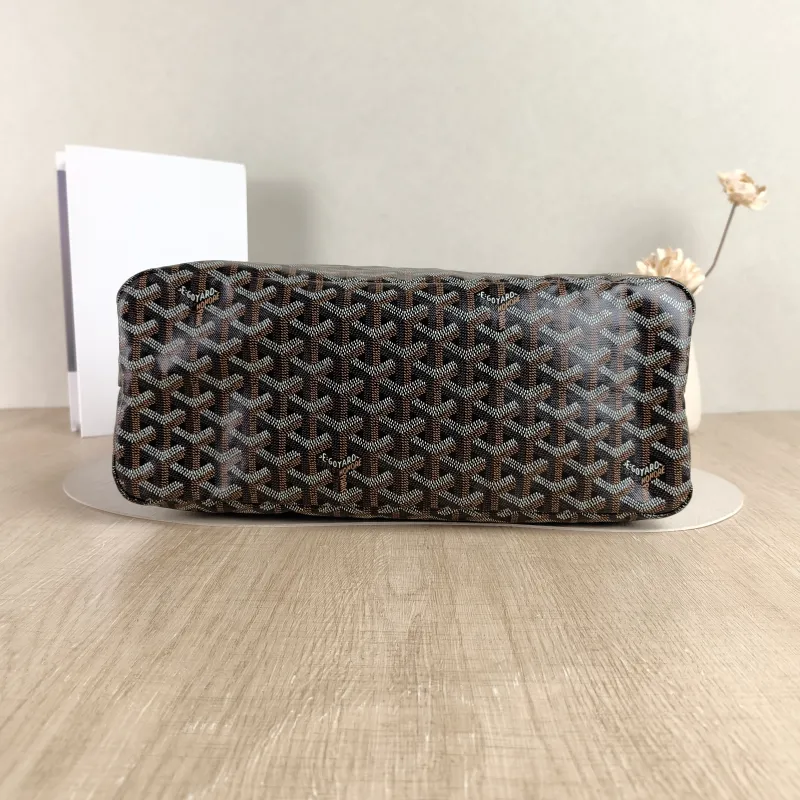 GOYARD Shoulder Bag Boheme Hobo​ Black ine Canvas Small 43 × 14 × 27 cm — cover view 4 of 5