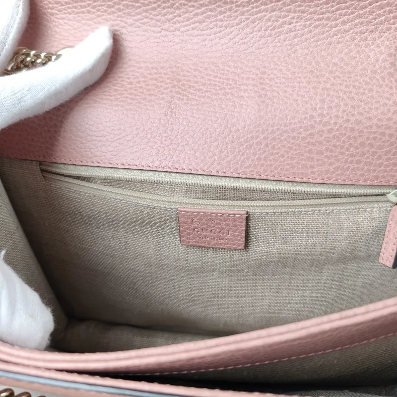 GUCCI Crossbody Bag Collection Crossbody Bag Pink Calfskin 28 × 7 × 18 cm — detail view 2 of 13