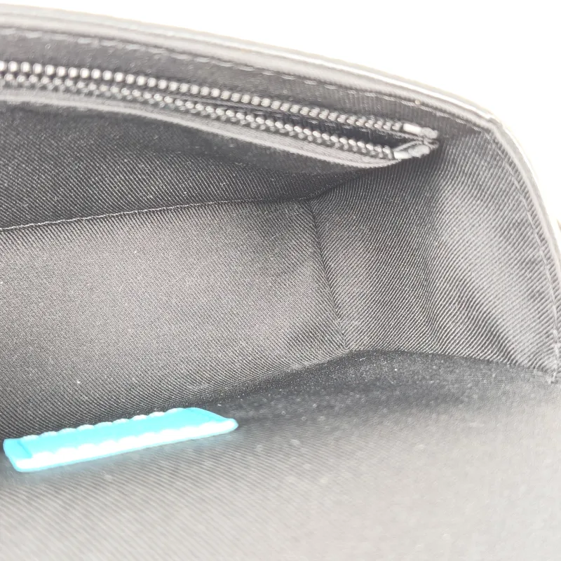 Louis Vuitton Crossbody Bag Steamer Box Grey · Blue PVC · Calfskin Mini 18 × 6.5 × 11 cm — detail view 12 of 13