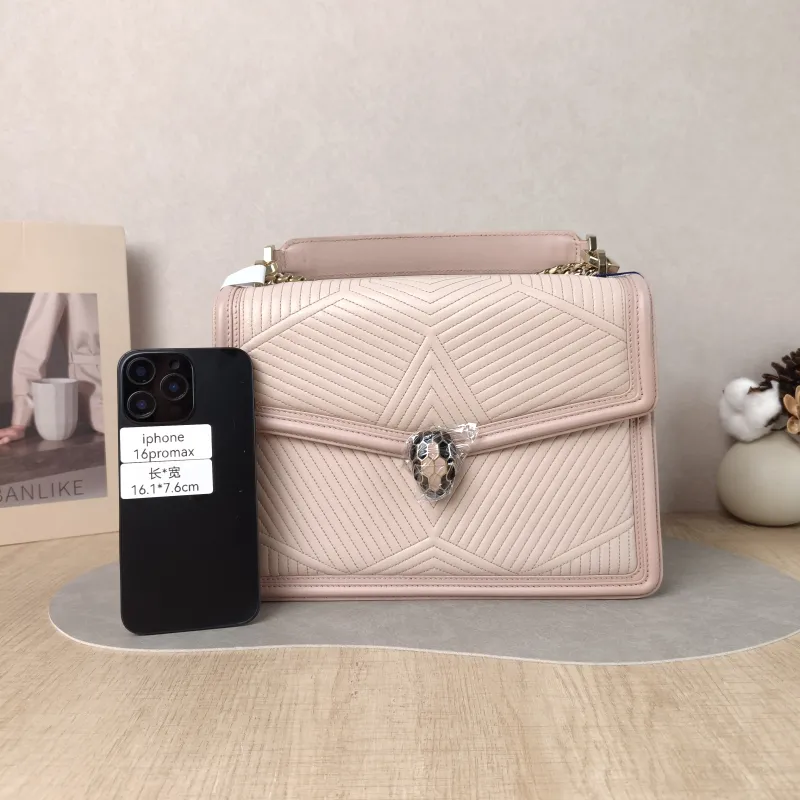 Bvlgari Crossbody Bag Serpenti Diamond Blast Lambskin 28.5 × 8.5 × 20 cm — cover view 4 of 6
