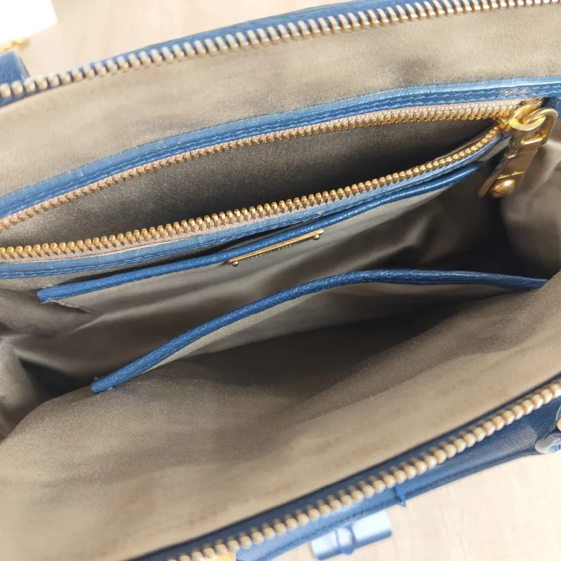 Miumiu Top Handle Bag Top Handle Bag Navy One Size 27 × 15 × 21 cm — detail view 5 of 11