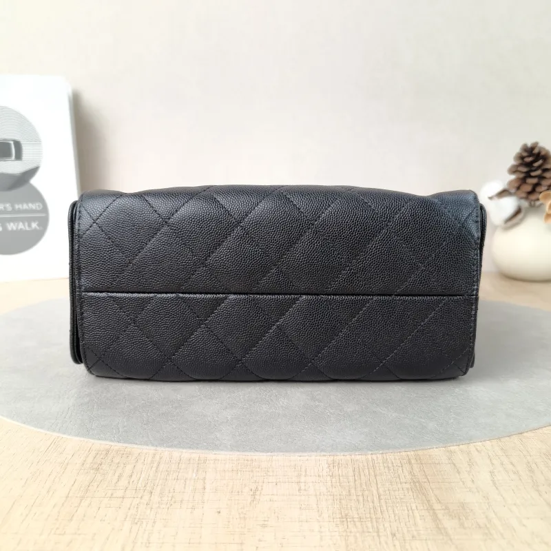 Chanel Shoulder Bag25Bag Black Grained Calfskinmini20 × 12.5 × 22 cm — cover view 6 of 6