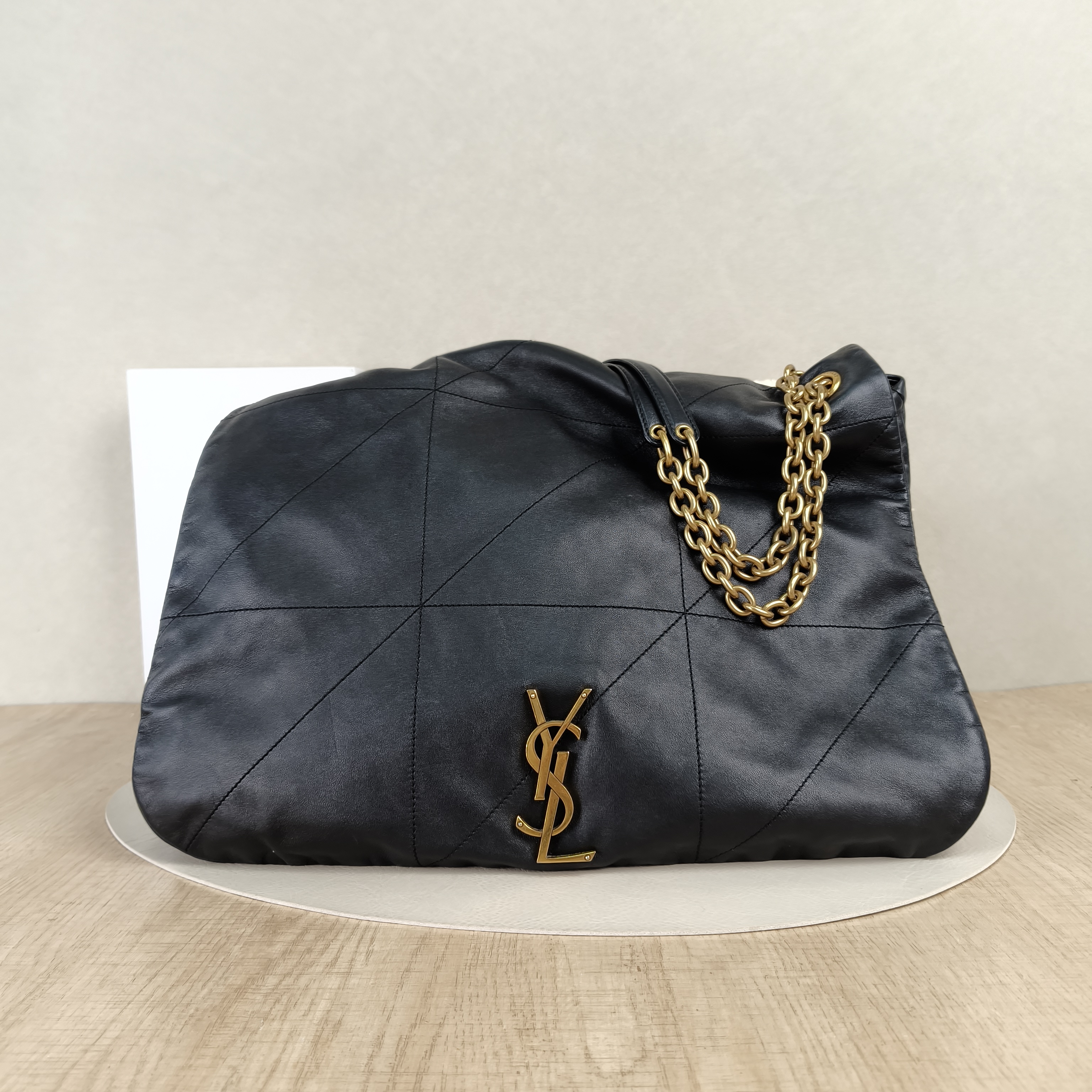 SAINT LAURENT Crossbody Bag JAMIE Black SL ambskin Large43 × 9 × 29 cm