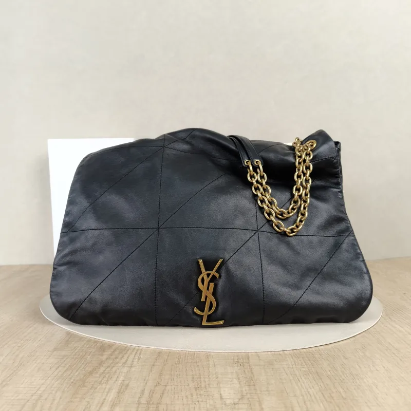 SAINT LAURENT Crossbody Bag JAMIE Black SL ambskin Large43 × 9 × 29 cm