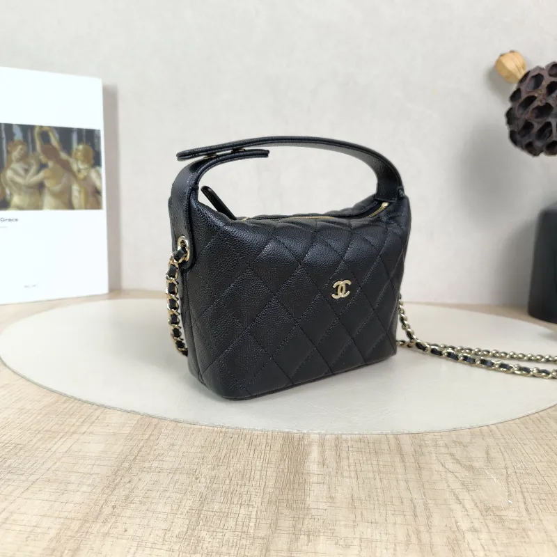 Chanel Crossbody Bag25c Vanity Case Bag Black Grained Calfskin One Size16 × 6 × 13 cm — cover view 6 of 6