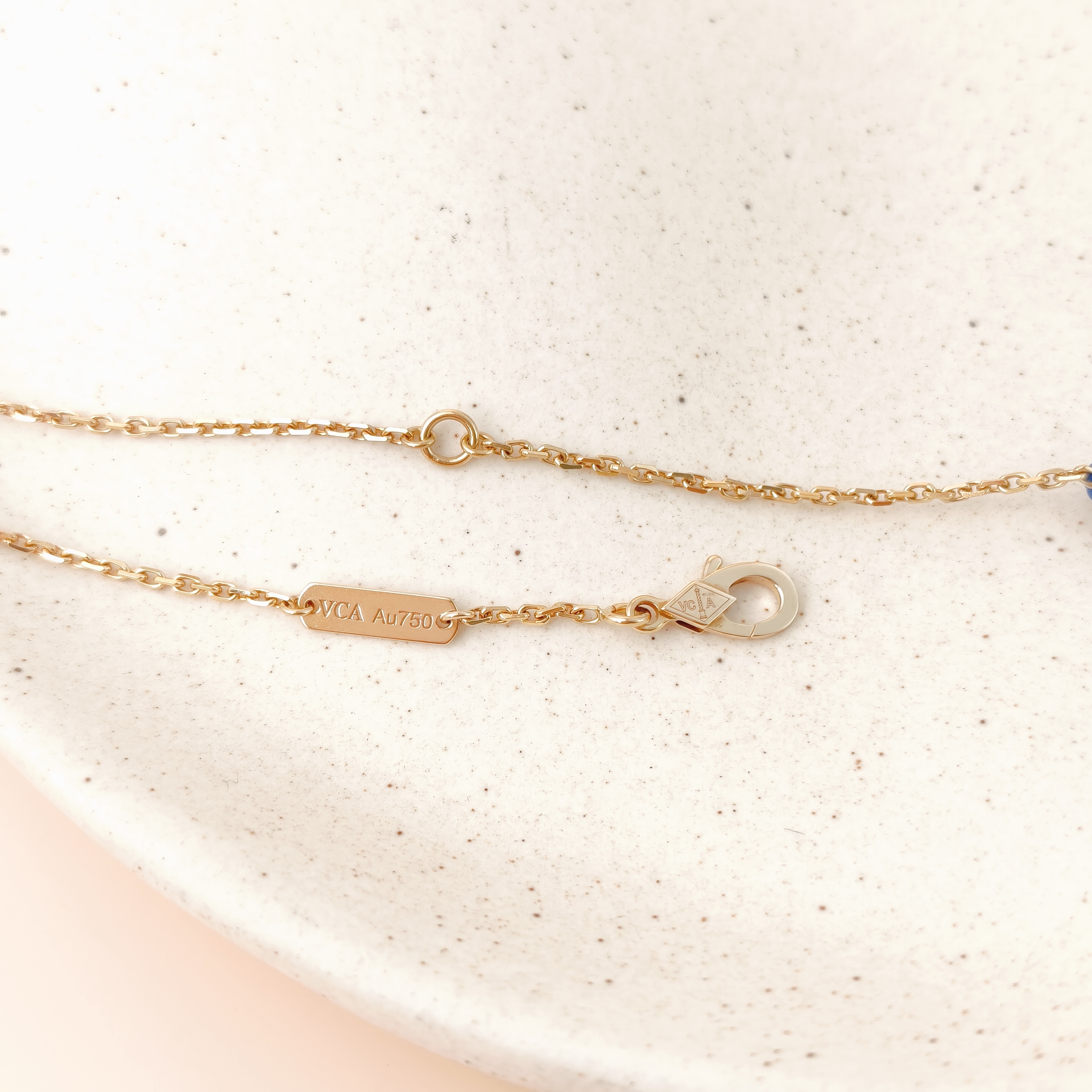 Van Cleef & Arpels Necklace Alhambra Alhambra Collection Necklace 18KY ellow Gold Vintage Small42cm — cover view 7 of 11