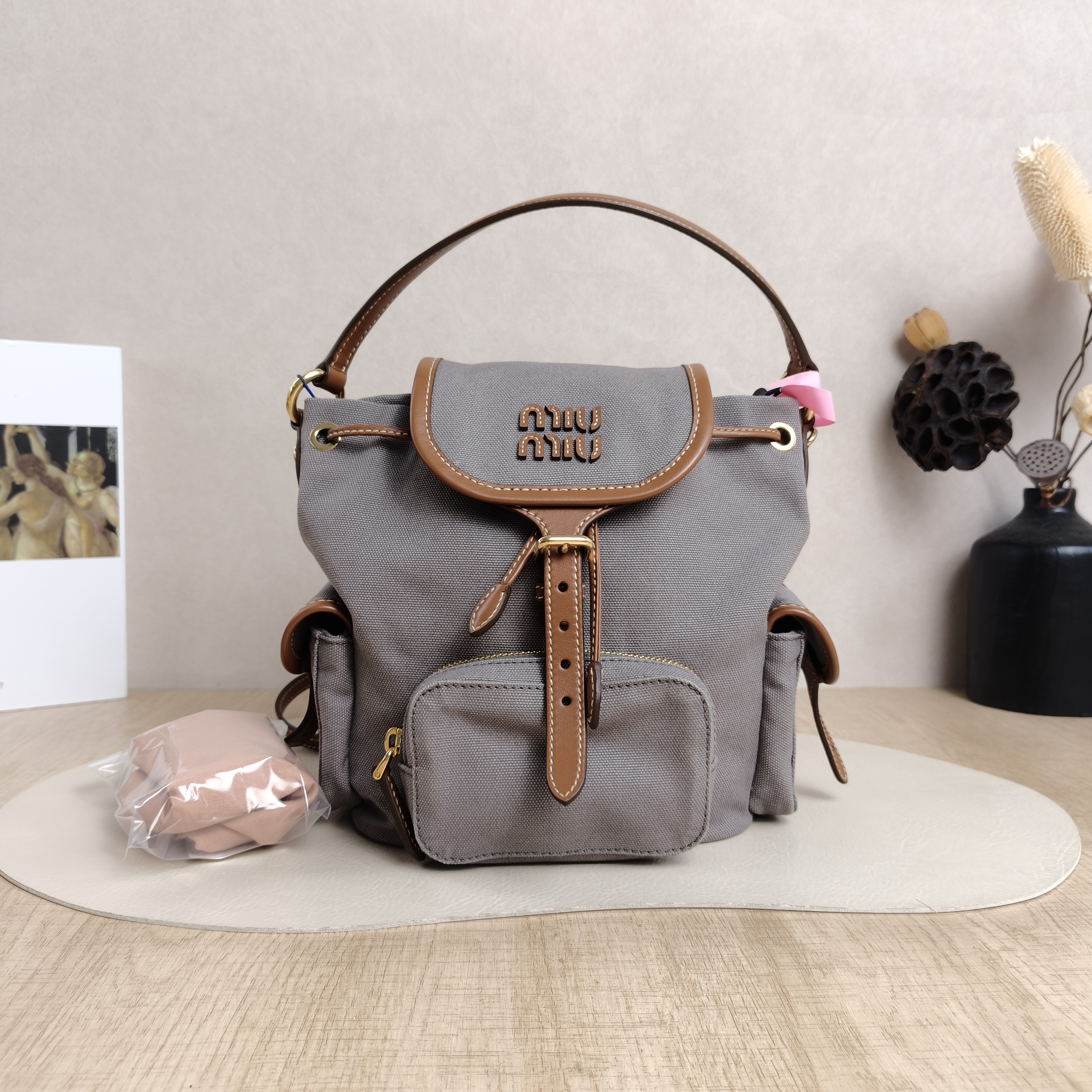 Miumiu Backpack Backpack 18 × 11.5 × 22 cm — cover view 6 of 6