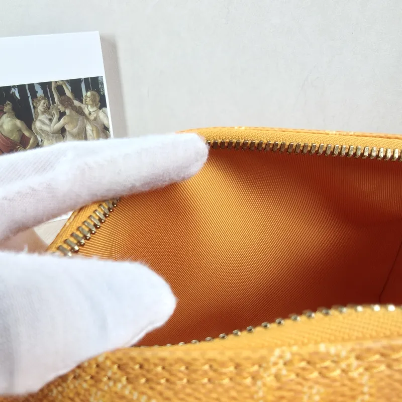 Louis Vuitton Crossbody Bag Keepall 25 Collection Yellow PVC Medium 25 × 11 × 15 cm — detail view 8 of 12
