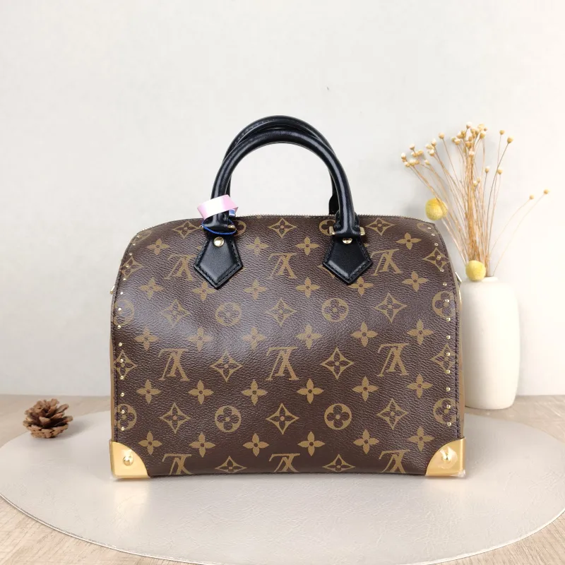 Louis Vuitton Shoulder Bag Speedy Trunk Monogram PVC One Size 27 × 15 × 20 cm — cover view 2 of 5