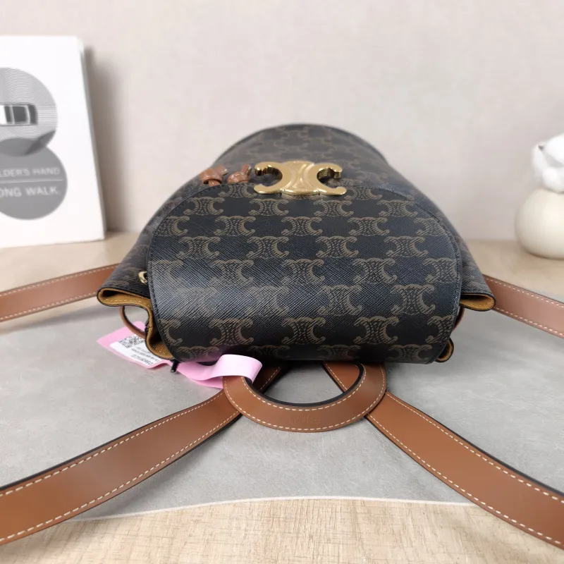 CELINE Backpack BONNIE Backpack Monogram PVC One Size 18 × 13 × 25 cm — detail view 8 of 12