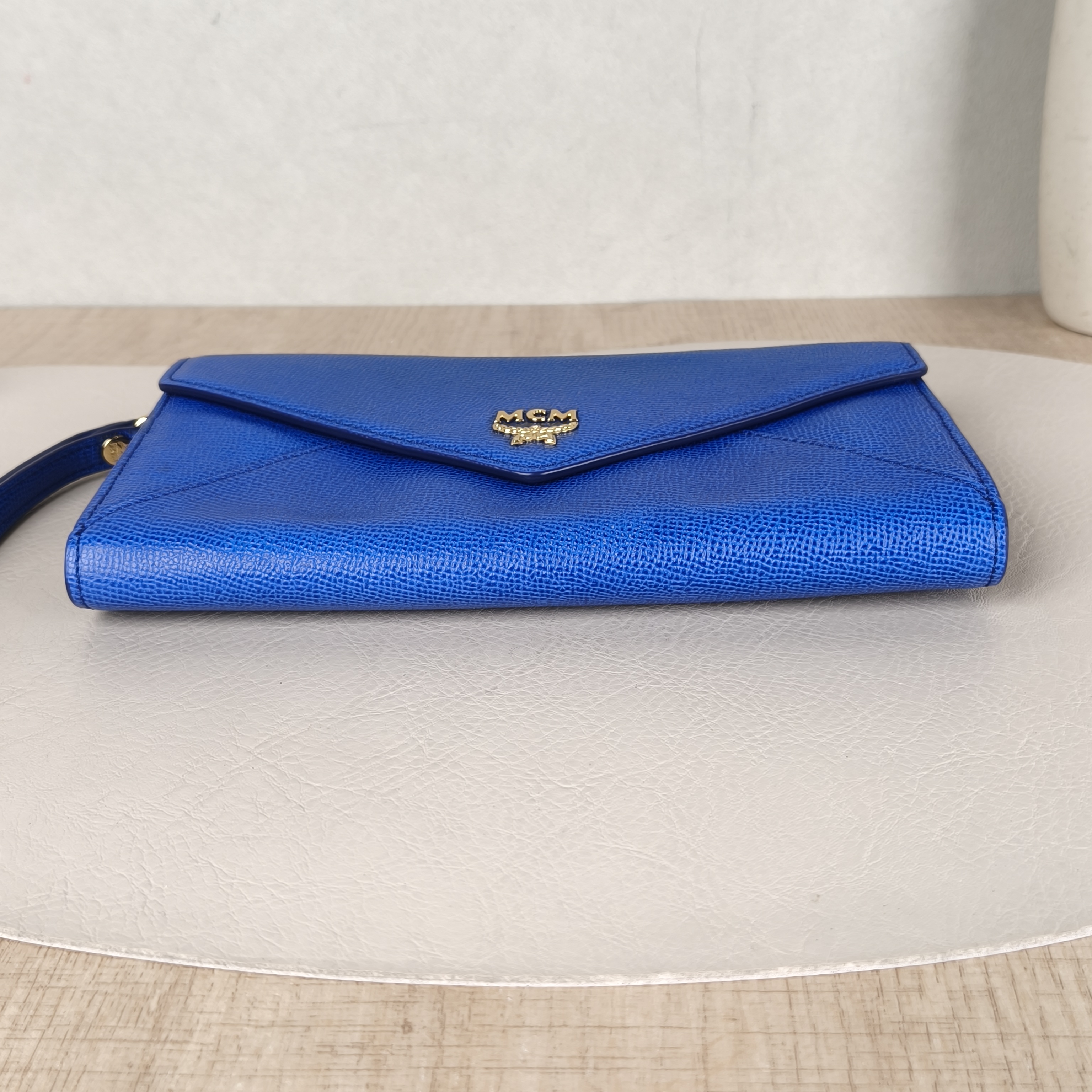 MCM Wallet Wallet Blue Calfskin One Size20 × 2 × 12 cm — cover view 2 of 5
