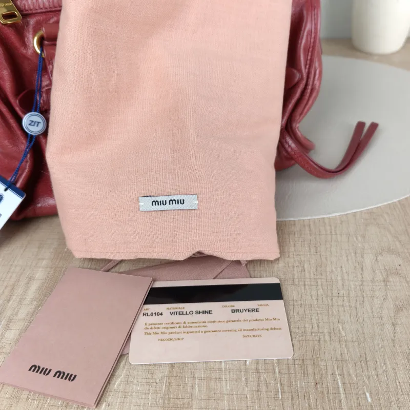 Miumiu Shoulder Bag Ribbon mini24 × 10.5 × 14 cm — detail view 7 of 13