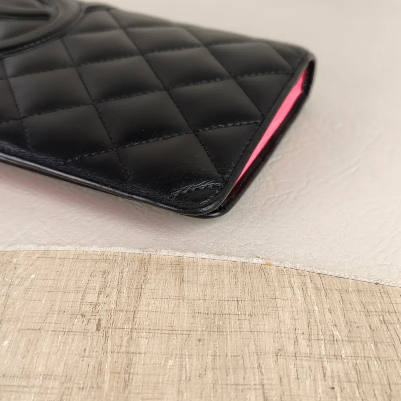 Chanel Wallet Wallet Black CC alfskin Edition 18*10 15 — detail view 5 of 8