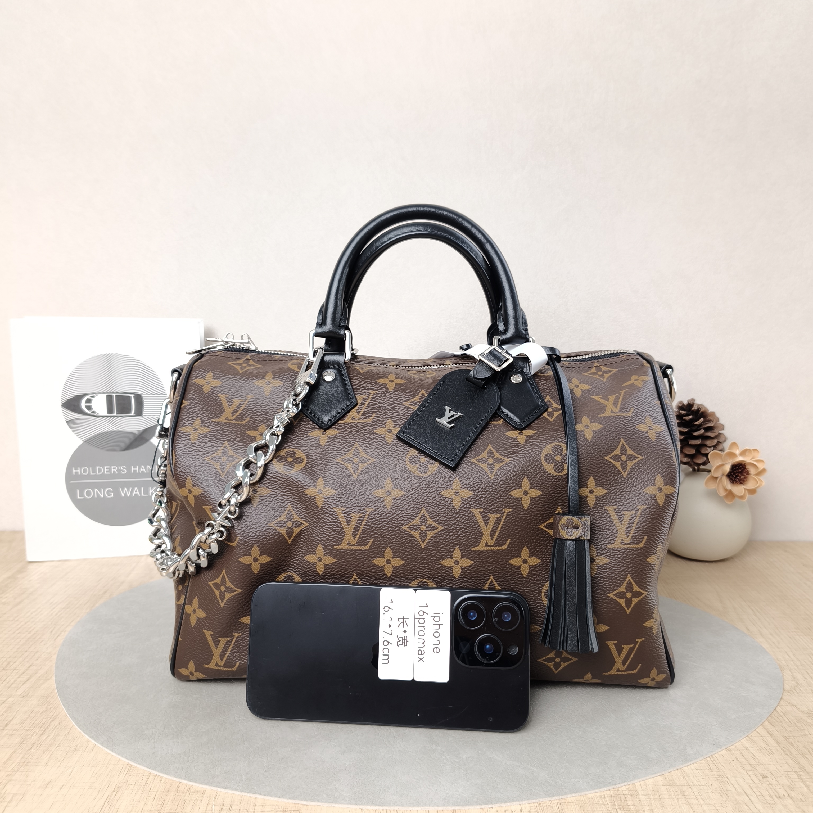 Louis Vuitton Shoulder Bag Speedy Soft 30Shoulder Strap Edition- Monogram PVC Large30 × 17 × 21 cm — cover view 4 of 6