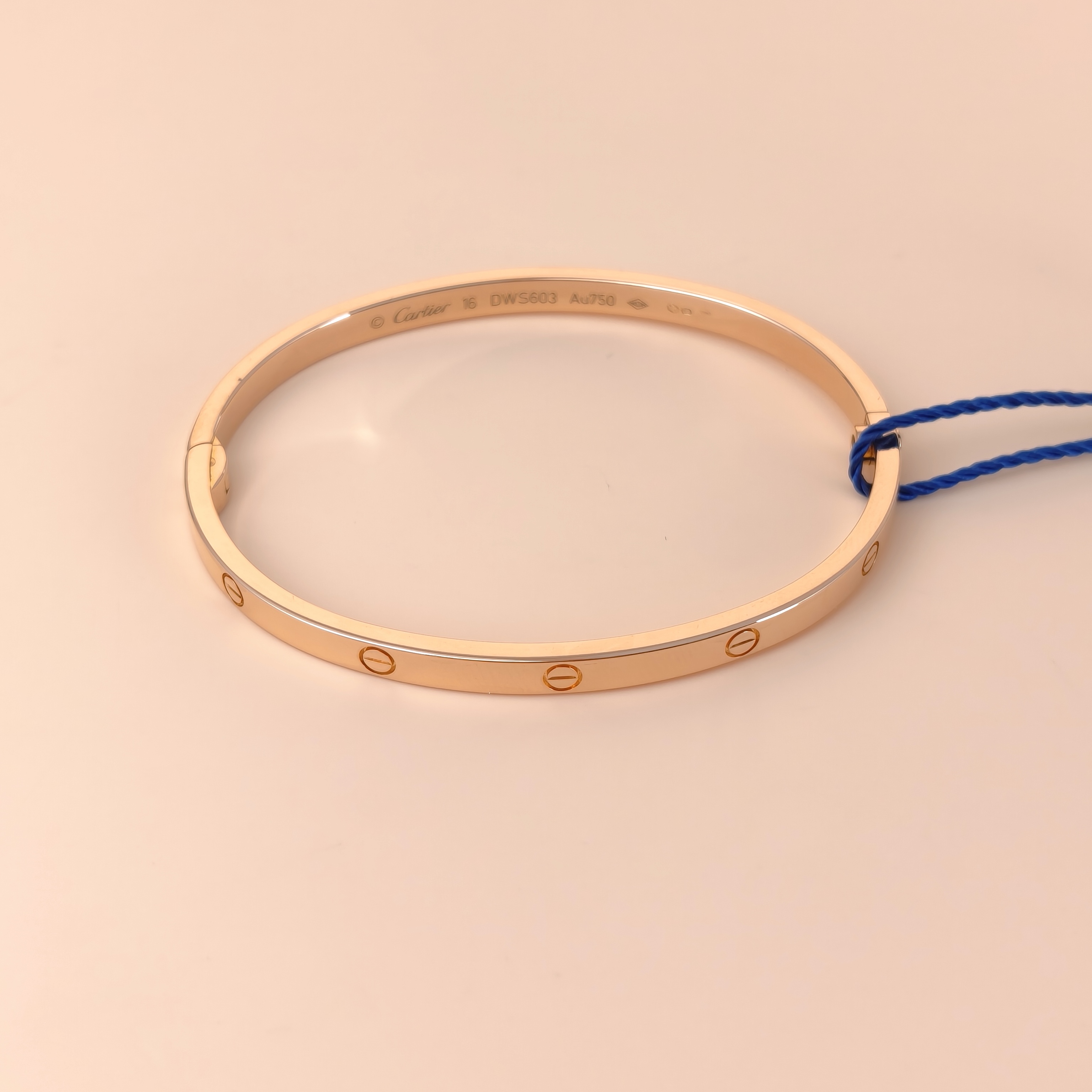 CARTIER Bangle Love Yellow Gold 18KY ellow Gold Small Edition3.6 16