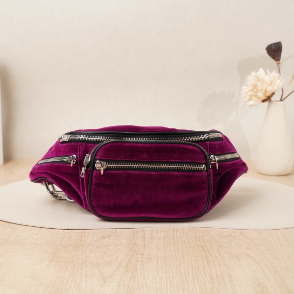 Alexander Wang Belt Bag Velvet · 33 × 10 × 12 cm