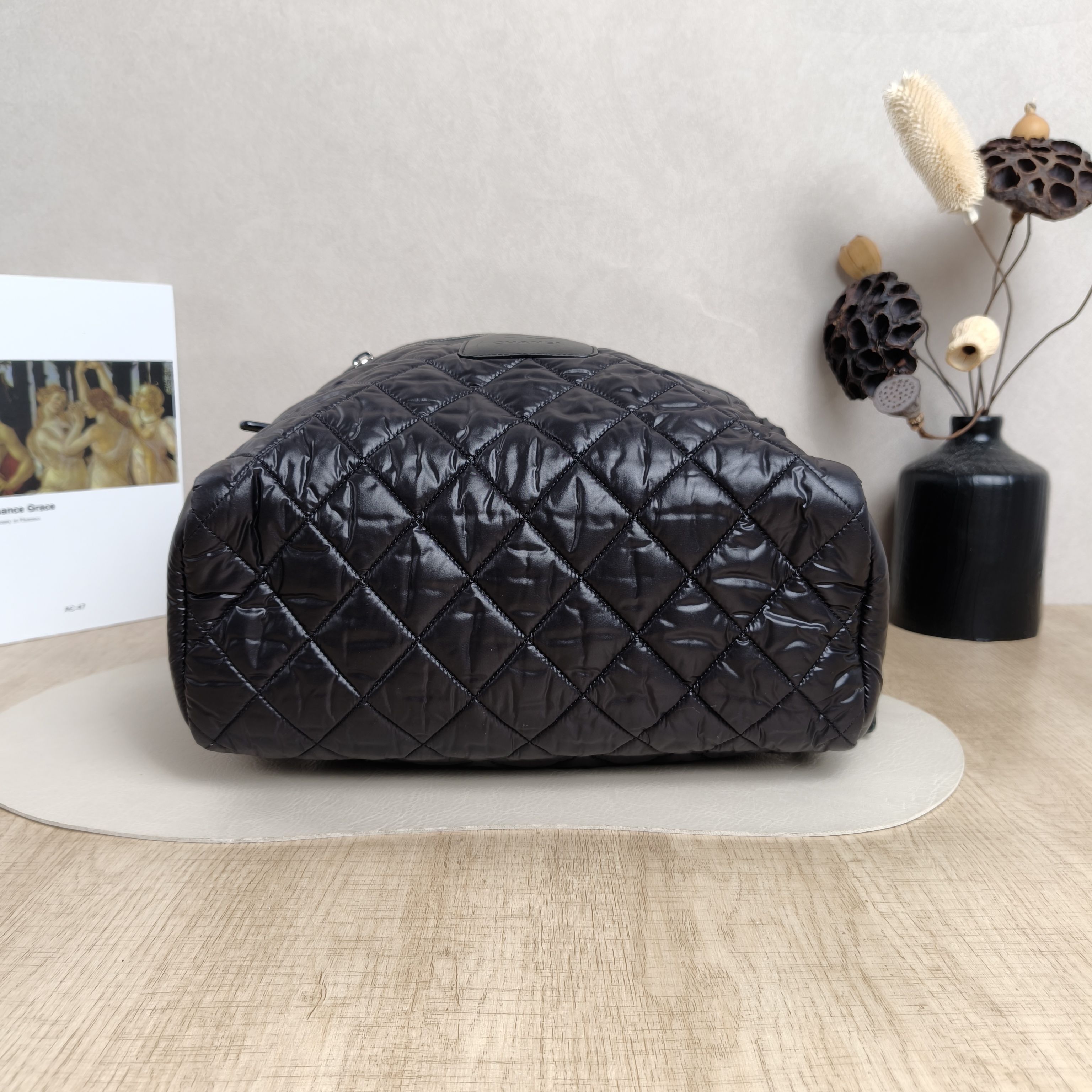 Chanel Backpack Backpack Black Nylon29.5 × 12.5 × 36 cm — cover view 5 of 5