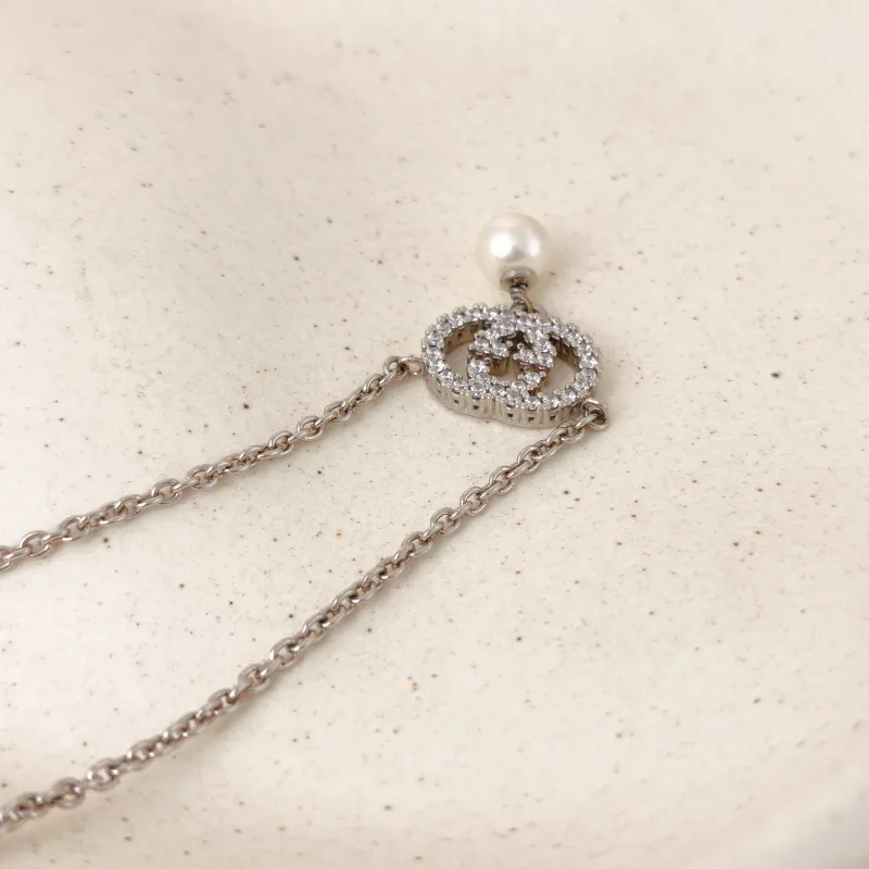 GUCCI Necklace GG Necklace Silver One Size 47cm — cover view 6 of 11