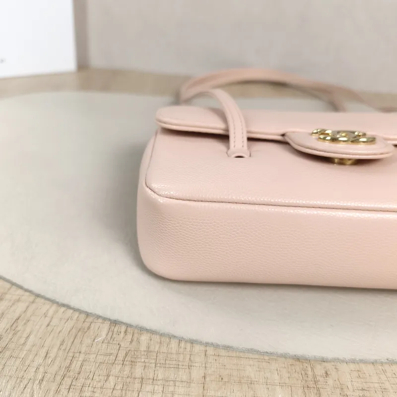 Chanel Shoulder Bag26p preppy coco Pink Grained Calfskinmini17 × 5 × 11.5 cm — detail view 11 of 15