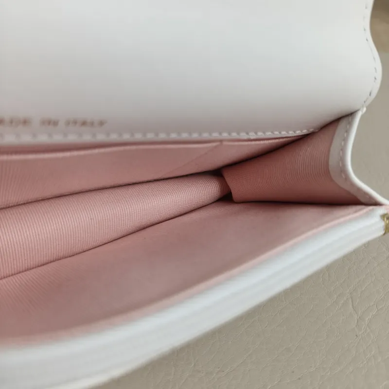 Chanel Crossbody Bag woc White Calfskin Mini 17.2 × 3.3 × 10 cm — detail view 12 of 12