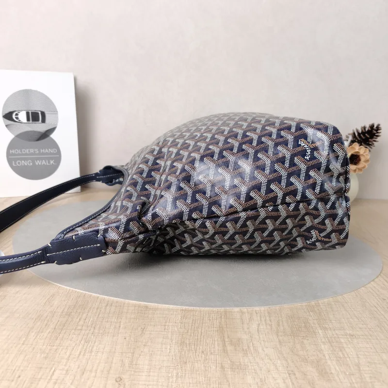GOYARD Shoulder Bag Boheme Hobo​Blue PVC Small34 × 14 × 27 cm — detail view 12 of 12