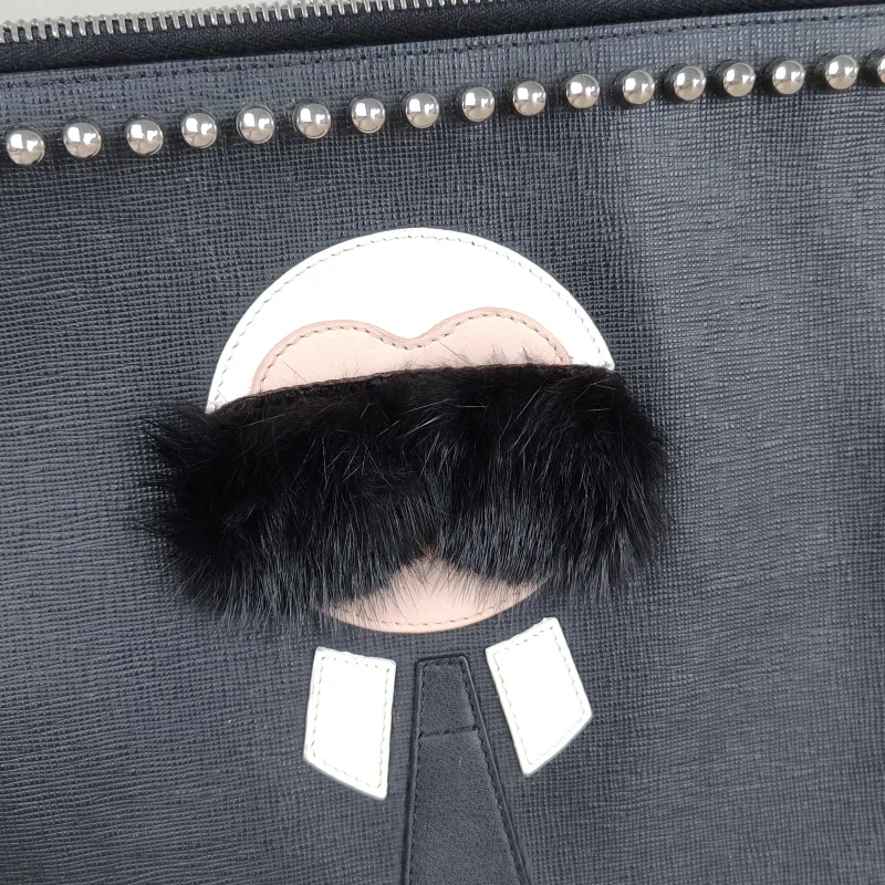 FENDI Clutch Clutch Black One Size30 × 2 × 22 cm — detail view 6 of 10