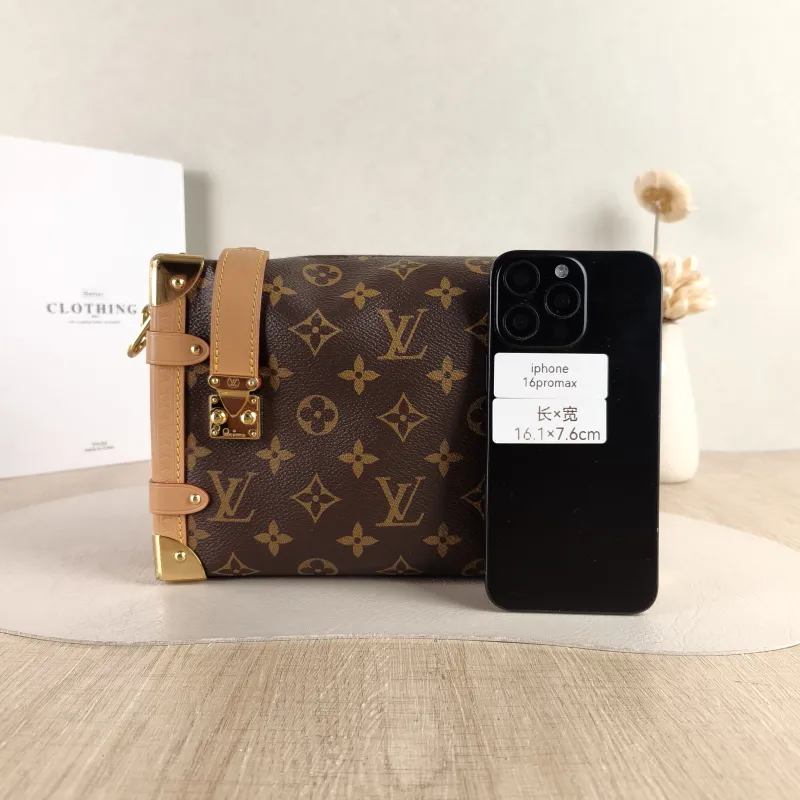 Louis Vuitton Crossbody Bag Side Trunk Box Monogram PVC Medium 23.5 × 8.5 × 16 cm — cover view 4 of 6