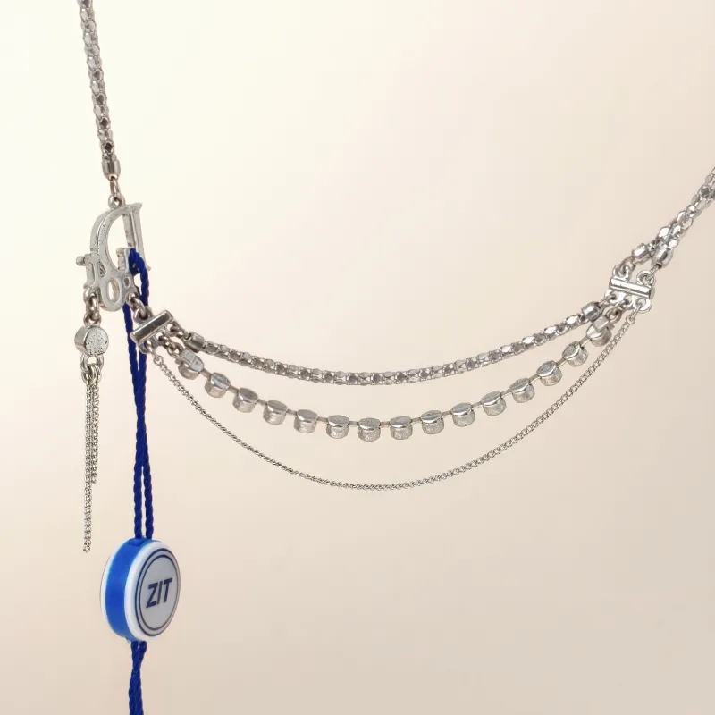 DIOR Necklace CD Necklace Silver One Size47cm — cover view 10 of 10