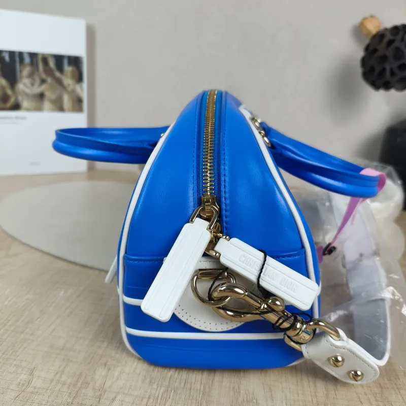 DIOR Top Handle Bag Vibe Bowling Calfskin Small 24.5 × 11.5 × 14.5 cm — detail view 8 of 12