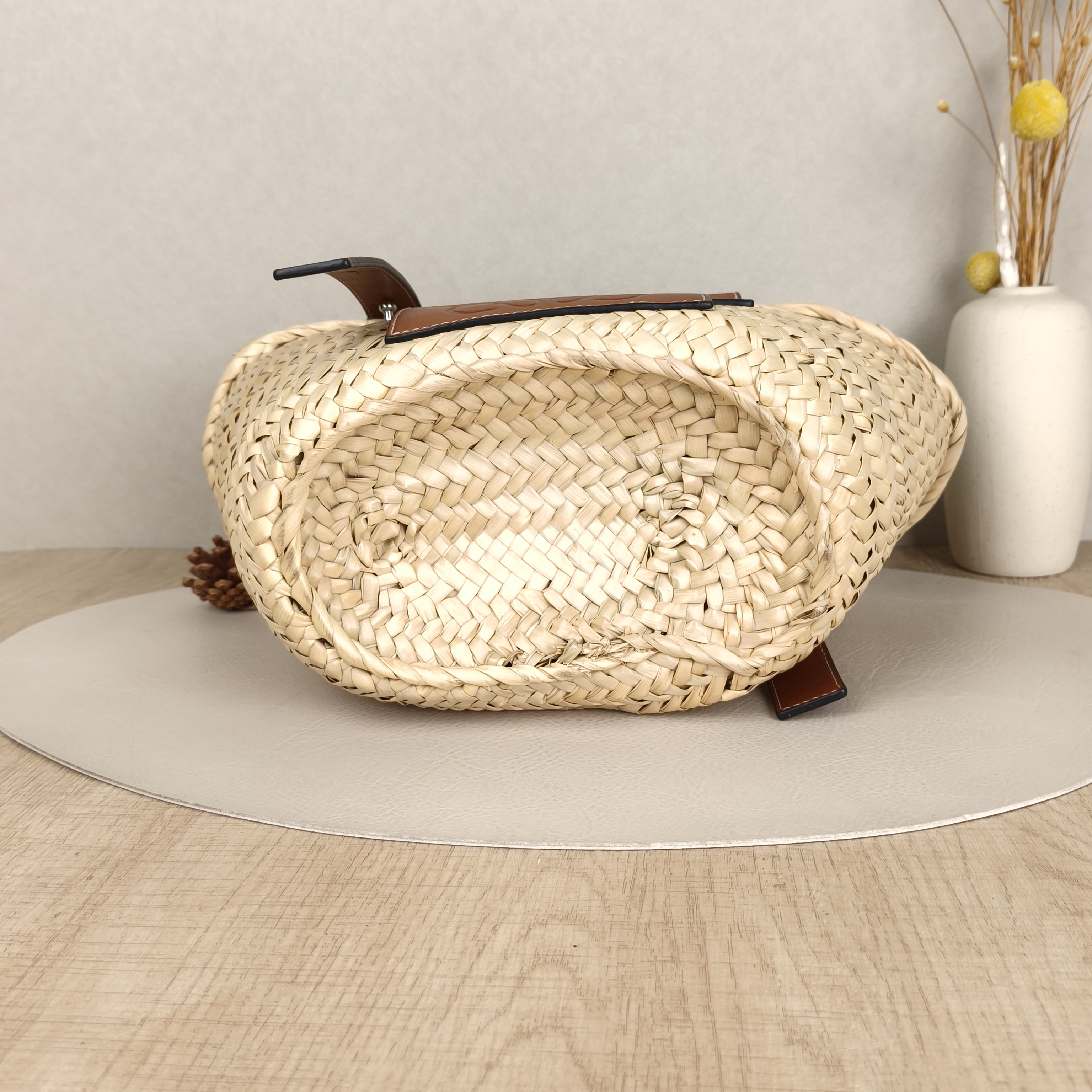 LOEWE Top Handle Bagbasket anagram Brown Woven Small33 × 13 × 17 cm — cover view 2 of 5