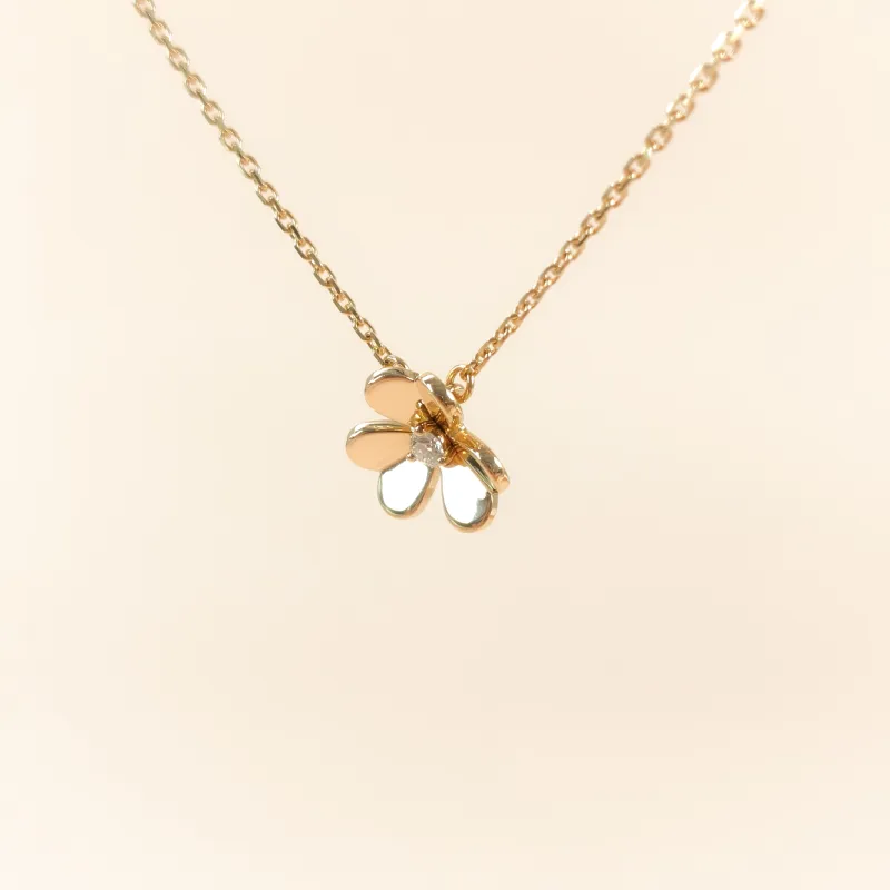 Van Cleef & Arpels Necklace Frivole Collection Necklace Yellow Gold 18KY ellow Gold Diamondmini40cm — cover view 8 of 10