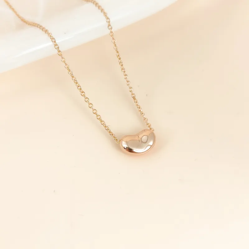 Tiffany&Co. Necklace Elsa Peretti Bean design Collection Necklace Yellow Gold Yellow Gold 18KY ellow Gold 9 40.6 — cover view 2 of 9