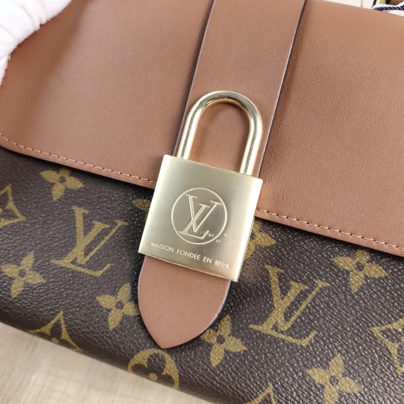 Louis Vuitton Crossbody Bag Locky BB Caramel PVC BB 20 × 7.5 × 16 cm — detail view 6 of 14