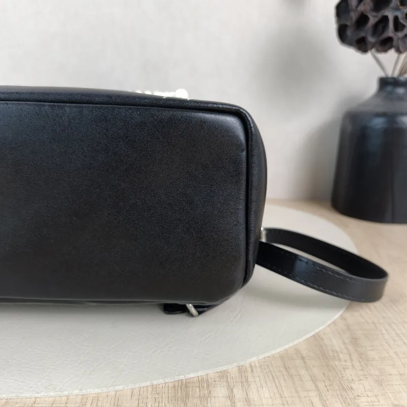 FENDI Backpack Pearl Backpack Black Calfskin One Size21 × 10 × 25 cm — detail view 3 of 12