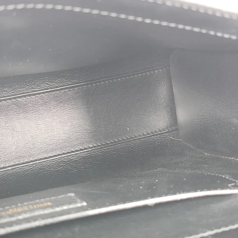 SAINT LAURENT Shoulder Bag MANHATTAN Black Calfskin Medium29 × 20 × 7 cm,5 — detail view 4 of 11