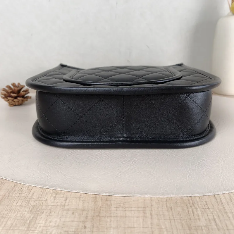 Chanel Crossbody Bag 24s hobo Black Calfskin One Size 22 × 6 × 24 cm — cover view 3 of 5