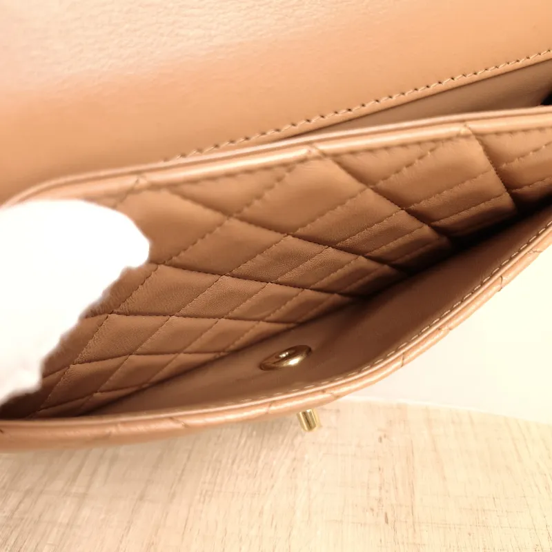 Chanel Backpack Backpack Brown Lambskin One Size23 × 6 × 18 cm — detail view 11 of 14
