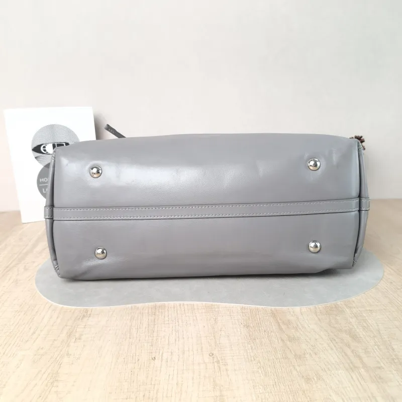 Louis Vuitton Crossbody Bag Carryall Vibe Grey SL ambskin Medium 39 × 15 × 30 cm — cover view 4 of 6