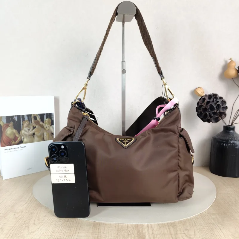PRADA Shoulder Bag Explore Messenger Bag Nylon Large 32 × 11.5 × 22 cm — cover view 3 of 6