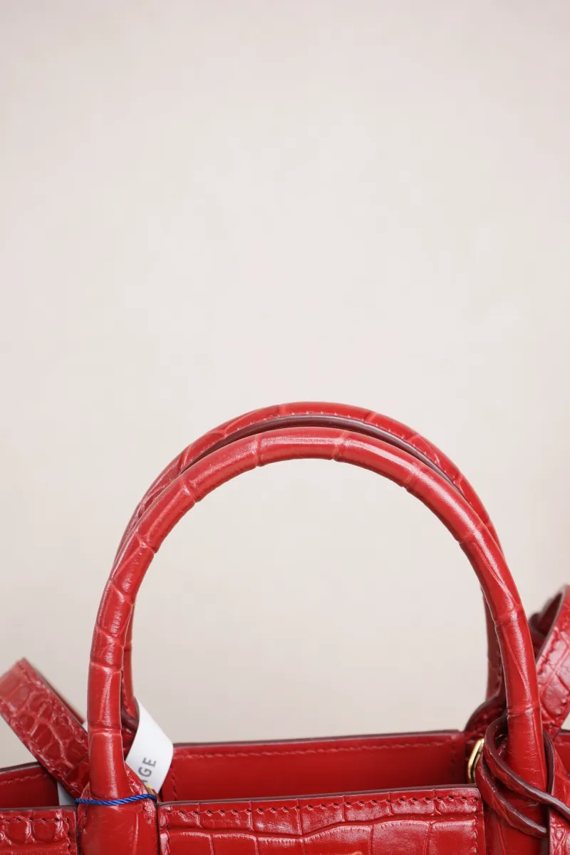 BURBERRY Crossbody Bag Top Handle Crossbody Bag Red Calfskin One Size27 × 11 × 20 cm — detail view 6 of 18