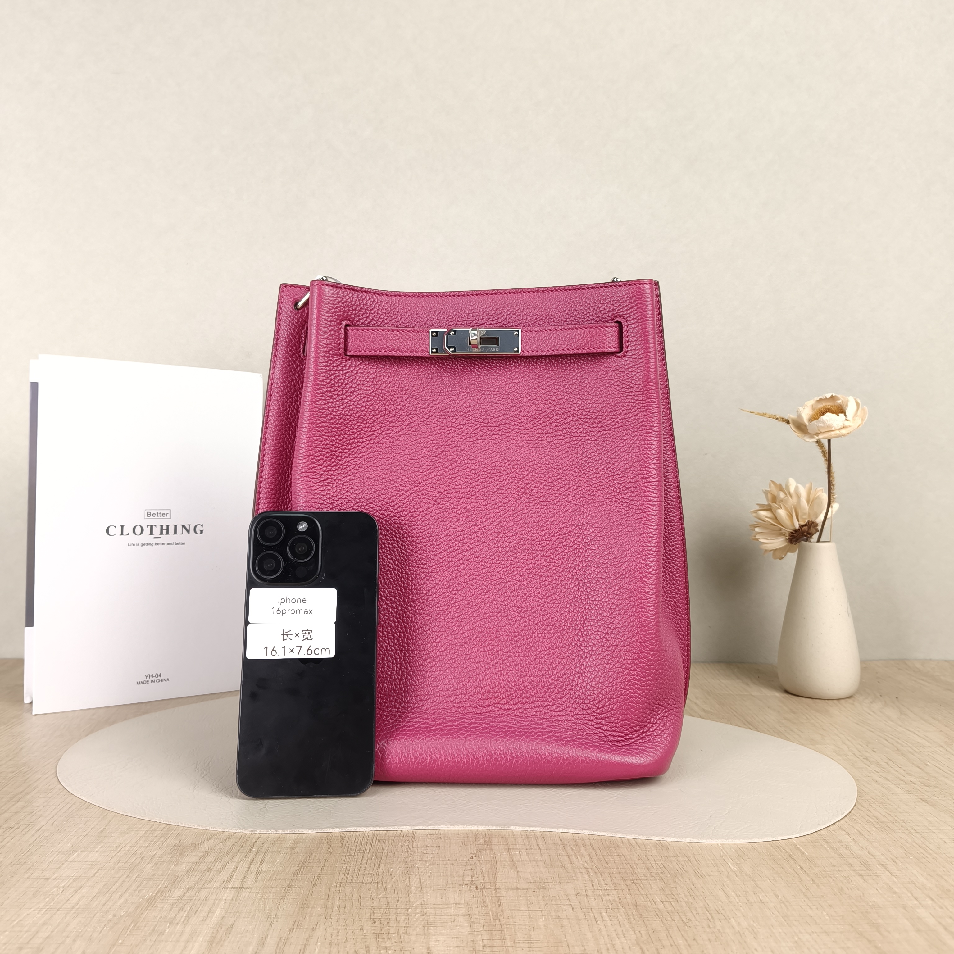 Hermès Crossbody Bag Crossbody Bag K5 Togo Calfskin One Size22.5 × 11 × 30 cm — cover view 3 of 6