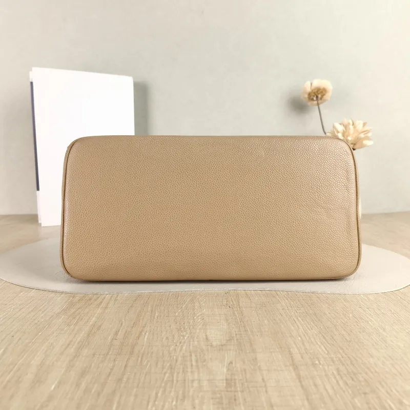 Chanel Top Handle Bag Medallion Taupe Grained Calfskin Large 30 × 15 × 24 cm 7 — cover view 2 of 5