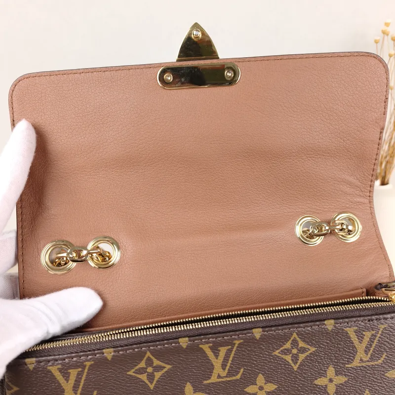 Louis Vuitton Crossbody Bag Marceau Chain Bag Caramel PVC · Calfskin One Size24.5 × 6.5 × 15 cm — detail view 2 of 13